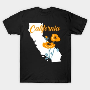 California Poppy State Flower T-Shirt